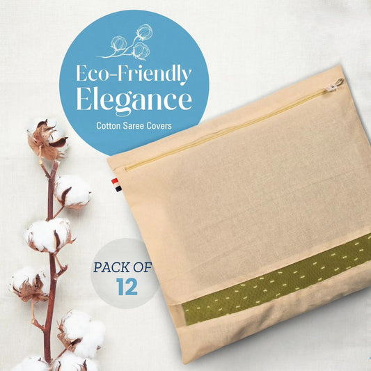 Premium Cotton Saree Covers with Zip